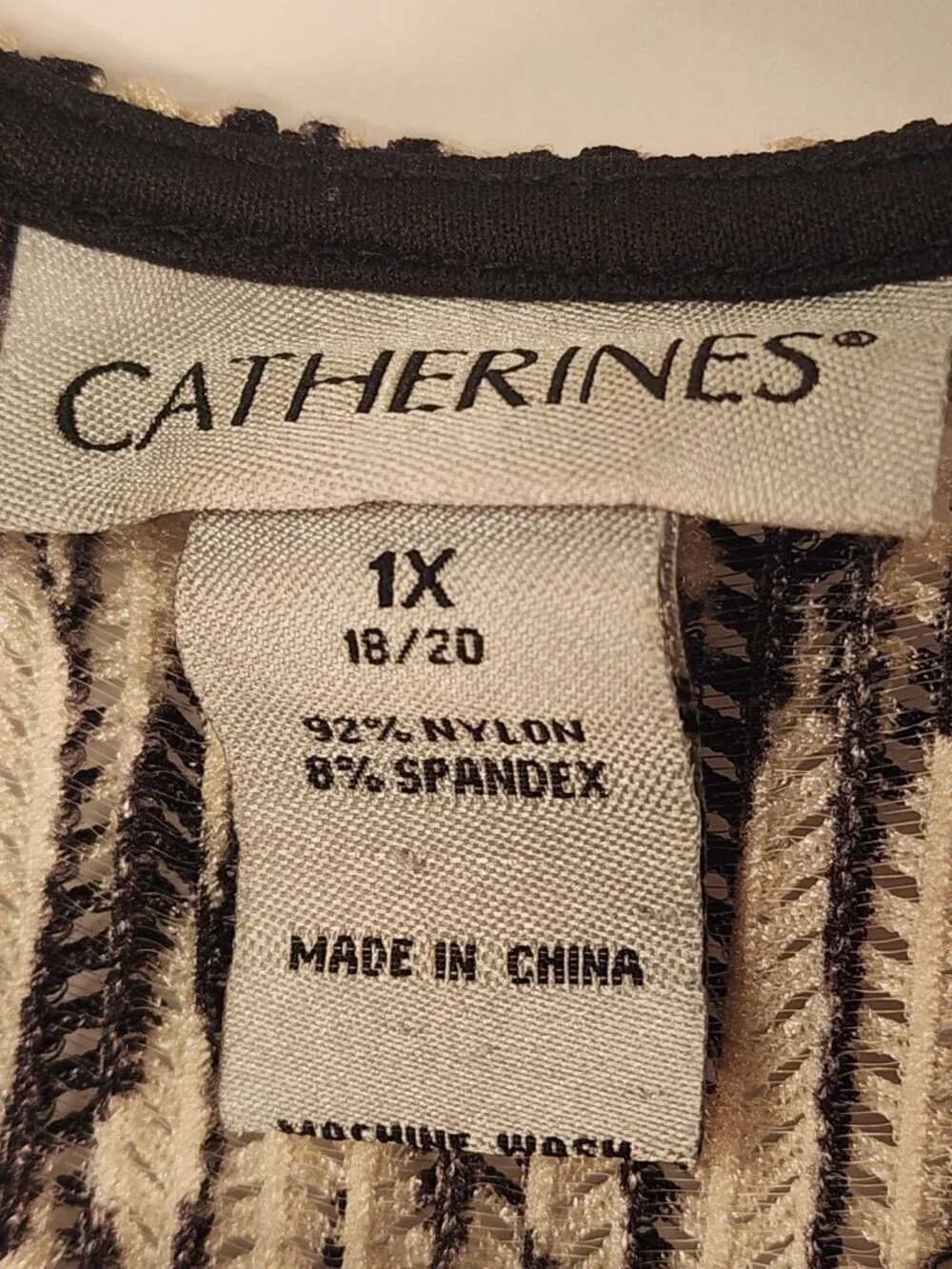 Catherine's 1XL open-front cardigan